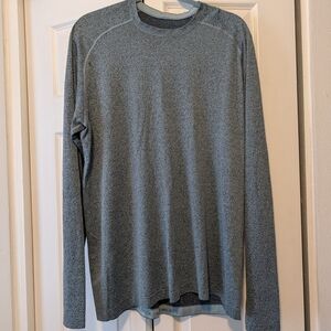 lululemon athletica Blue Long Sleeve Shirt